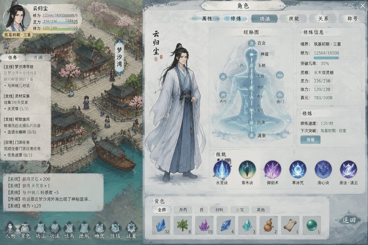 谪仙索欢录 玩法展示 详情图 3